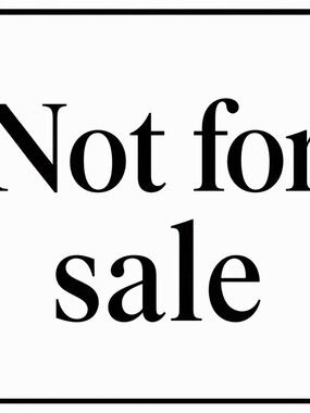 Not for sale